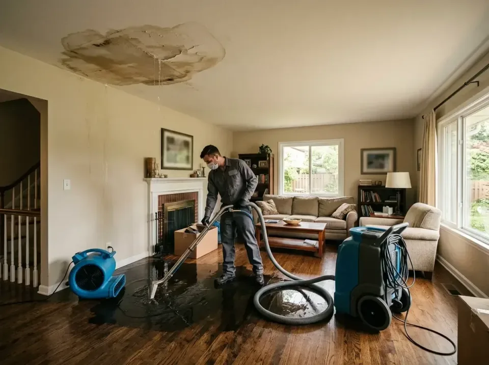 attic-pipe-burst-ceiling-drip-008 — frequently asked questions, Water Damage Restoration & Carpet Care in South Duxbury, MA